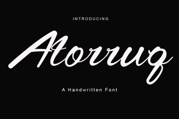 Atorruq: A Handwritten Font for Web Design