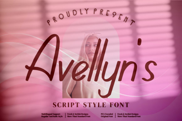 Avellyn s: A Delicate Script Font