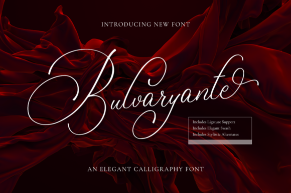 Bulvaryante: A Luxurious Handwritten Font