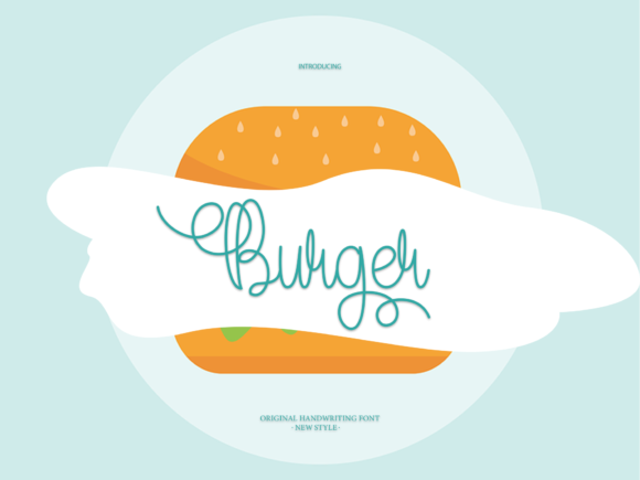 Burger Font: Whimsical Script for Creative Projects