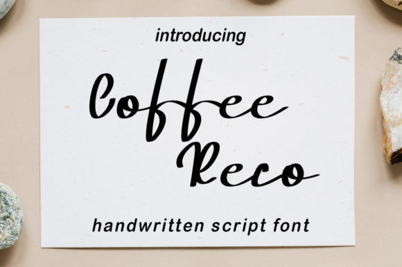 Coffee Reco: A Sweet Script Font