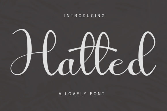 Hatted: A Luxurious Font for Web Design