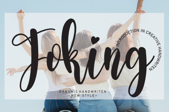 Joking: A Refined Script Font