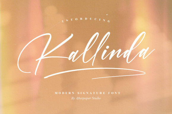 Kallinda: A Script Font for Polished Branding