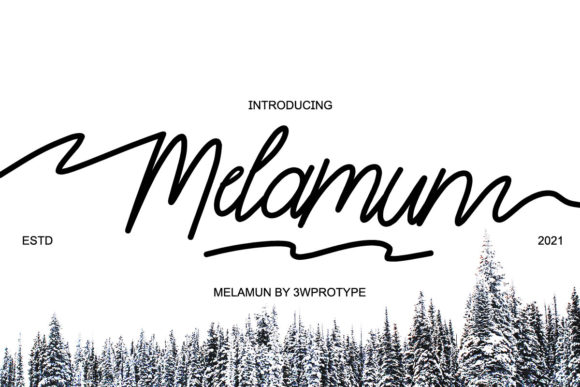 Melamun: A Script Font for Professional Branding