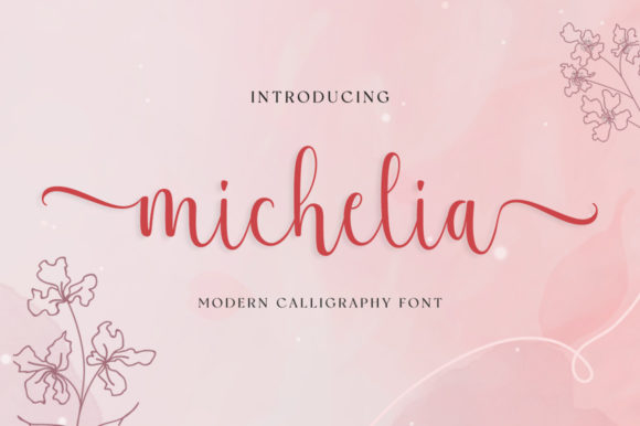 Michelia: A Refined Script Font for Elegant Design