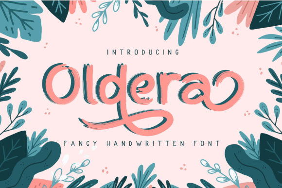 Oldera: A Handwritten Font for Creative Expression