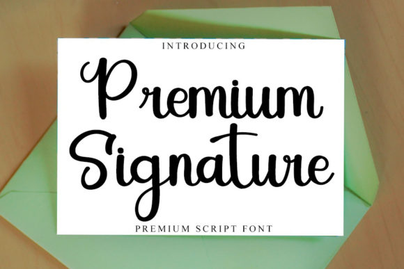 Premium Signature Font for Creative Makers