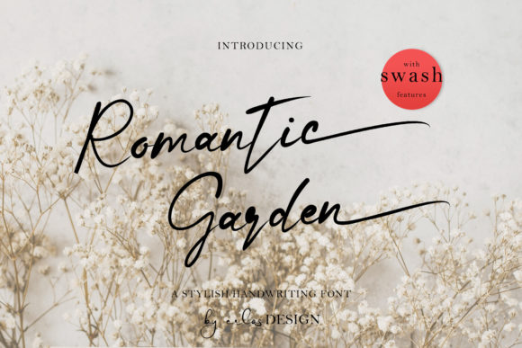 Romantic Garden Font for Creative Campaigns