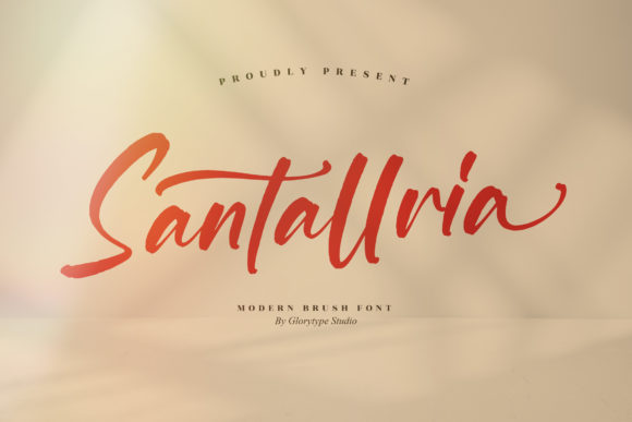 Santallria: A Delicate Script Font