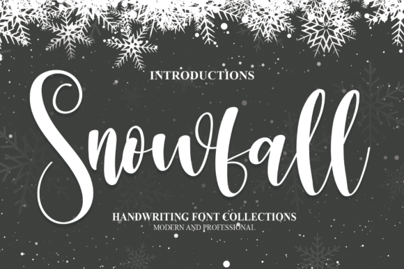 Snowfall: A Stylish Font for Business Branding