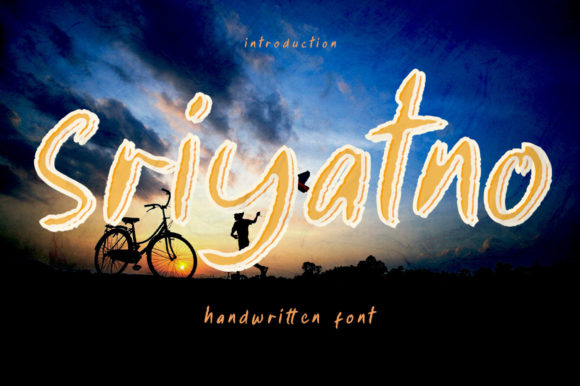 Sriyatno: A Handwritten Font for Creative Web Design