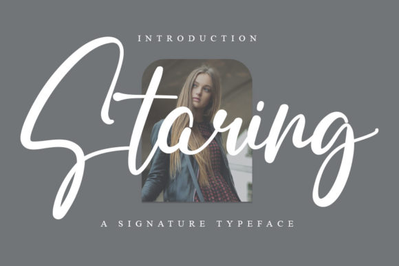 Staring: A Stylish Script Font