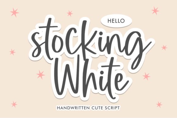 Stocking White: A Stylish Script Font