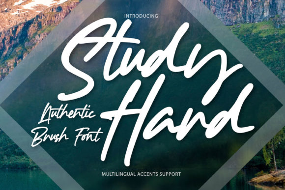 Study Hard Font Review