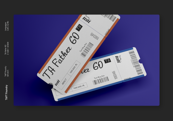 TA Father 60 Font for Web Design