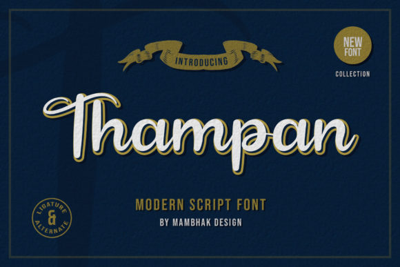 Thampan: A Playful Font for Business Branding