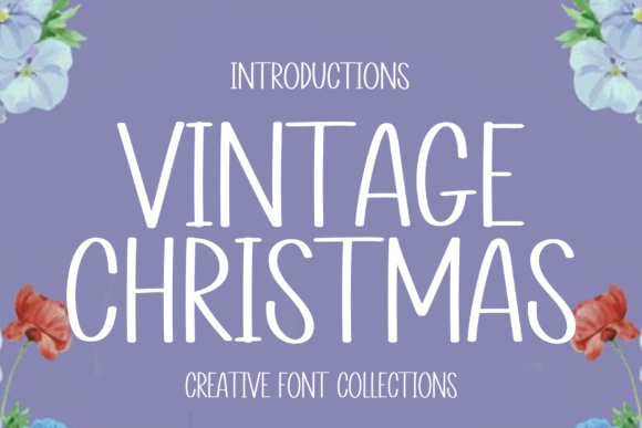 Vintage Christmas Font for Elegant Design