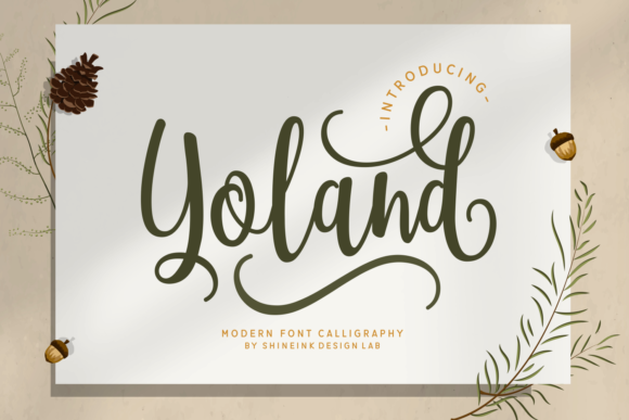 Yoland: A Vintage Script Font for Web Design